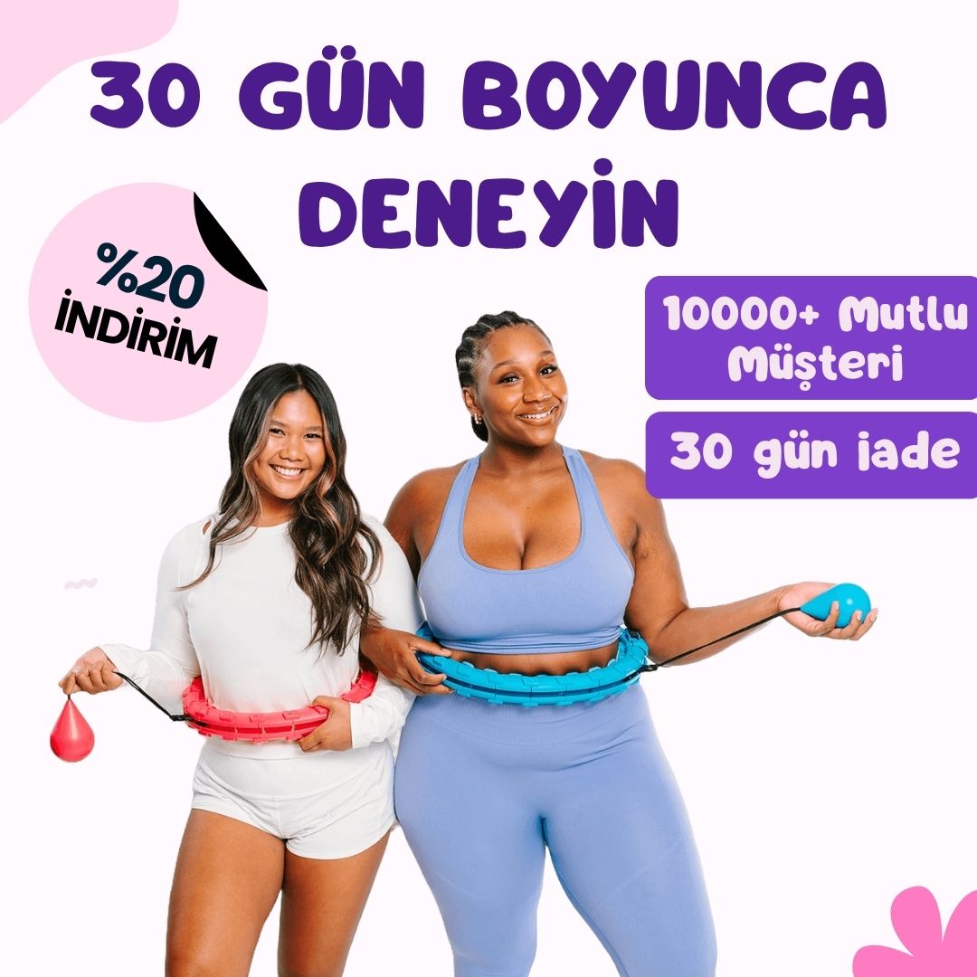 Loopnest™  Evde Kolay Egzersiz İçin Ağırlıklı Hulahop