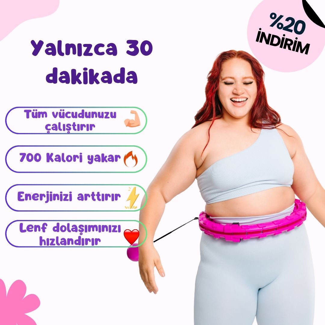 Loopnest™  Evde Kolay Egzersiz İçin Ağırlıklı Hulahop